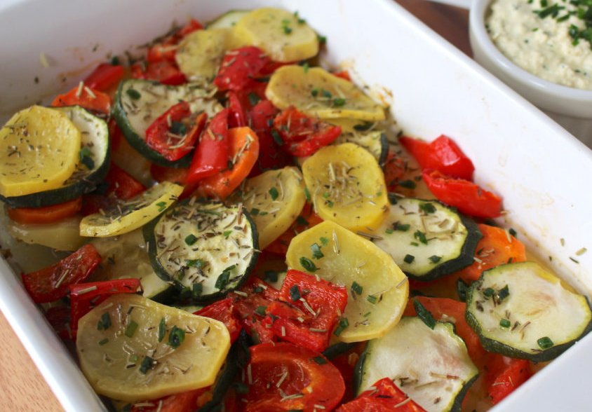 Roasted Vegetables & Vegan Quark with Herbs – Master of kitchen
